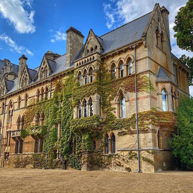 Vines on the Meadow Building in Oxford, England